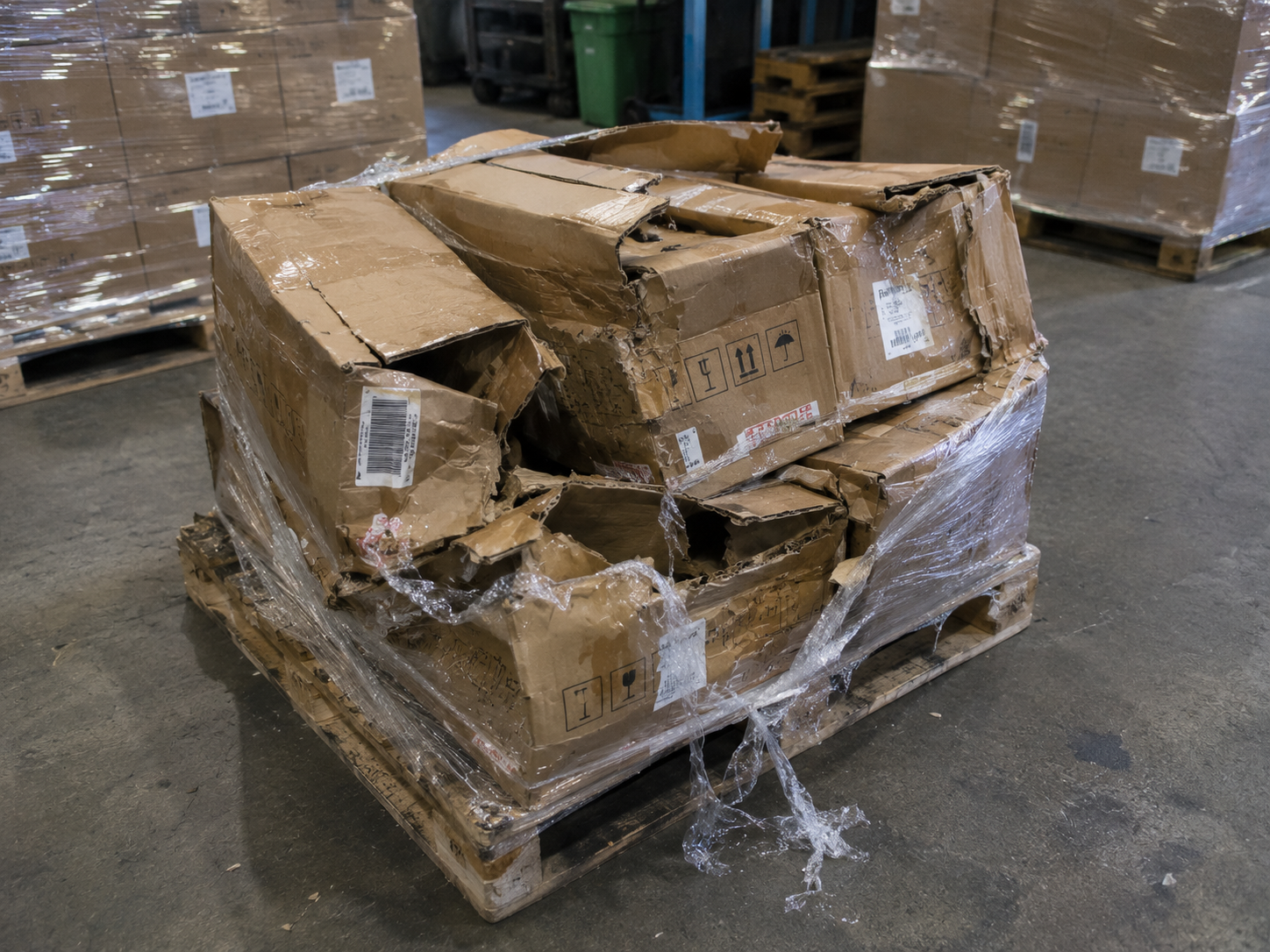 When damaged goods are discovered